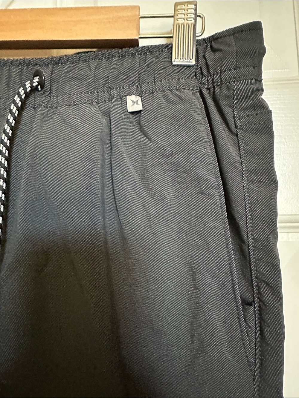 Hurley Men's Black Elastic Waist Joggers
